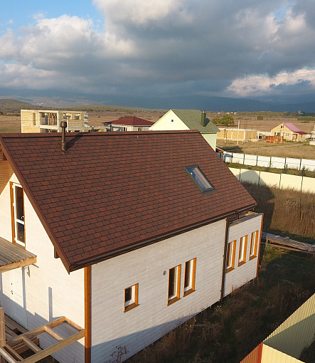 Гибкая черепица, серия PREMIUM, коллекция ЖЕНЕВА, цвет Чили - 1