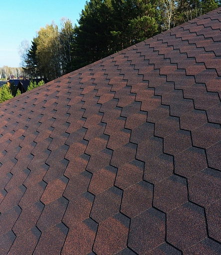 Гибкая черепица, серия PREMIUM, коллекция ШЕФФИЛД, цвет Бисквит - 4