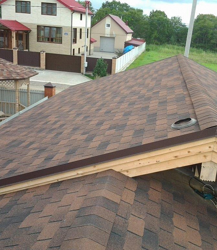 Битумная черепица, Серия Premium, Коллекция Цюрих, Цвет Кофе - 2