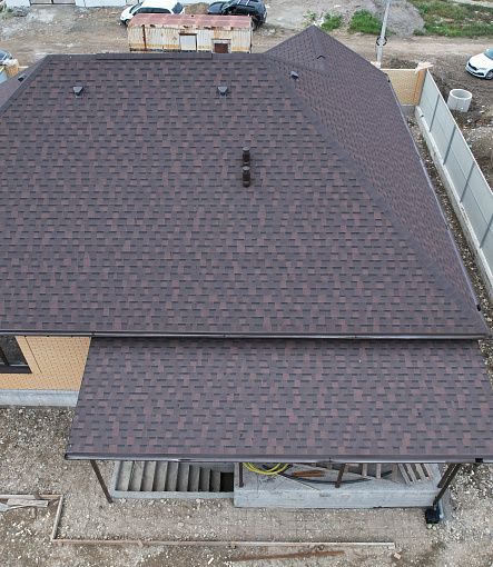 Ламинированная черепица, серия DRAGON PREMIUM, цвет Зрелый каштан - 4