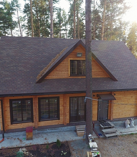 Гибкая черепица, серия PREMIUM, коллекция ЦЮРИХ, цвет Арахис - 1