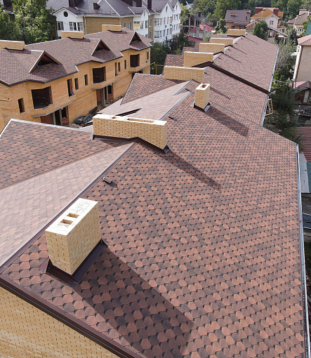 Гибкая черепица, серия PREMIUM, коллекция НИЦЦА, цвет Кофе - 3