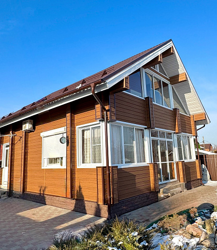 Сайдинг, Серия Lux, Тип Брус, Цвет Миндаль - 1