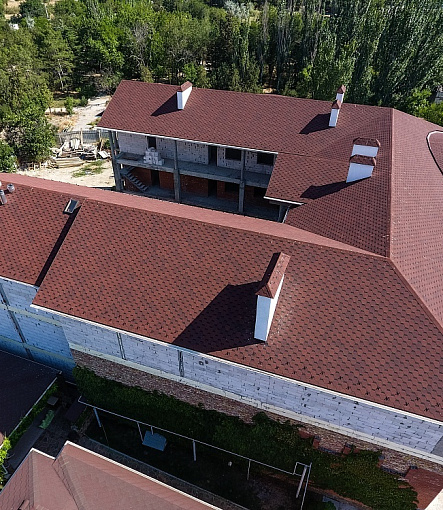 Гибкая черепица, серия STANDARD, коллекция СОТА, цвет Красный - 6