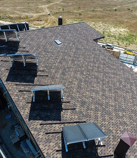 Гибкая черепица, серия PREMIUM, коллекция ГЕНУЯ, цвет Трюфель - 5