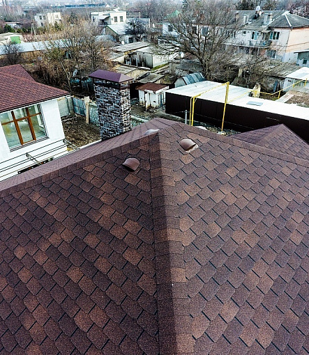 Гибкая черепица, серия STANDARD, коллекция КРОНА, цвет Коричневый - 3