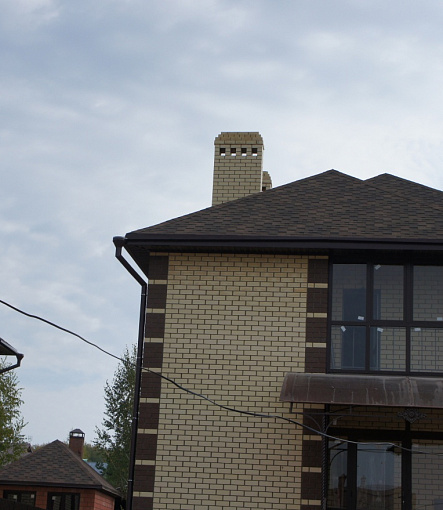 Битумная черепица, Серия Premium, Коллекция Генуя, Цвет Трюфель - 8