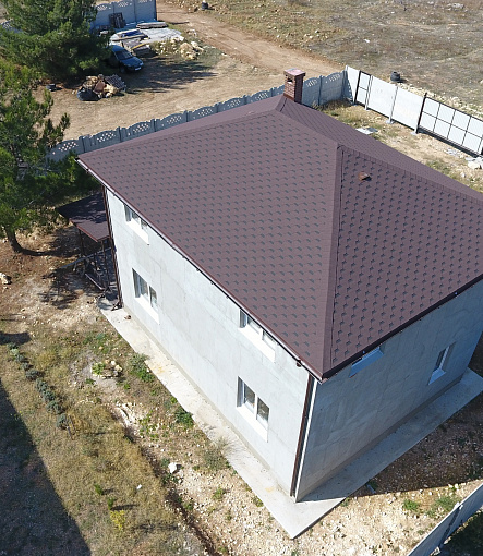 Гибкая черепица, серия PREMIUM, коллекция ШЕФФИЛД, цвет Бисквит - 1