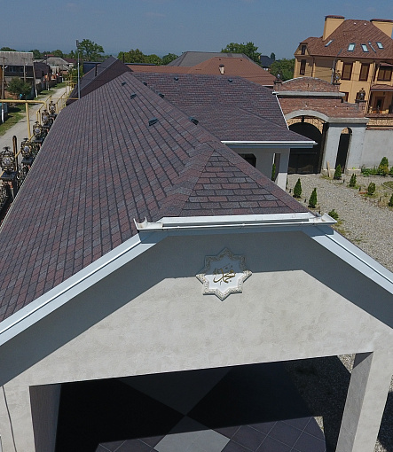 Гибкая черепица, серия PREMIUM, коллекция ЖЕНЕВА, цвет Изюм - 14