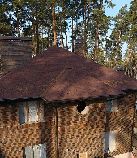 Гибкая черепица, серия PREMIUM, коллекция ЦЮРИХ, цвет Чили - 2