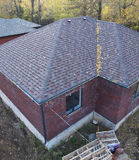 Ламинированная черепица, серия DRAGON PREMIUM, цвет Слива - 1