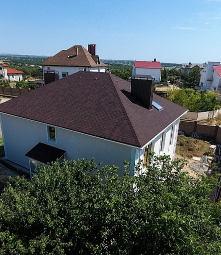 Гибкая черепица, серия PREMIUM, коллекция ШЕФФИЛД, цвет Бисквит - 6