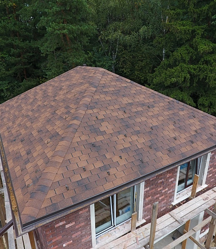 Гибкая черепица, серия PREMIUM, коллекция ЦЮРИХ, цвет Кофе - 3