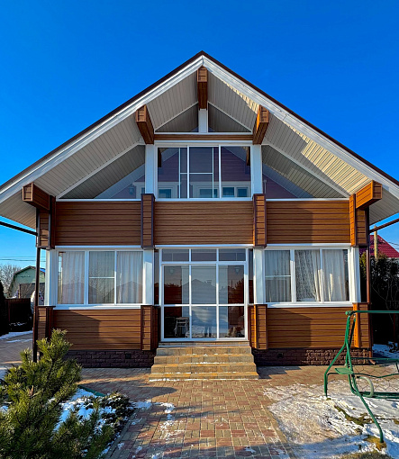 Сайдинг, Серия Lux, Тип Брус, Цвет Миндаль - 4