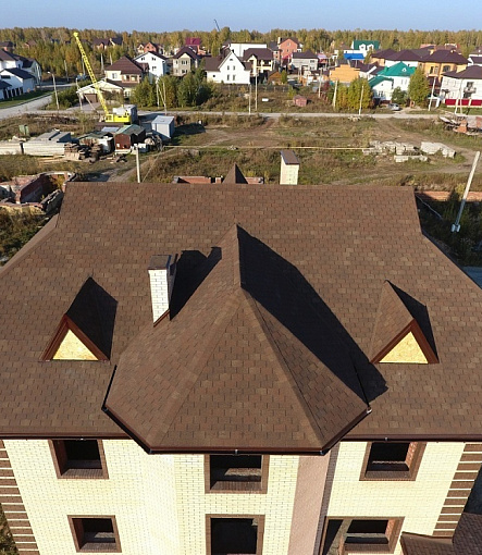 Гибкая черепица, серия PREMIUM, коллекция ЦЮРИХ, цвет Арахис - 3