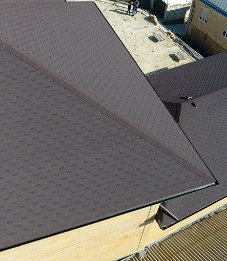 Гибкая черепица, серия PREMIUM, коллекция КЁЛЬН, цвет Корица - 2