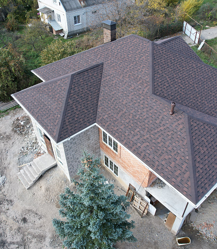 Ламинированная черепица, серия DRAGON PREMIUM, цвет Зрелый каштан - 2