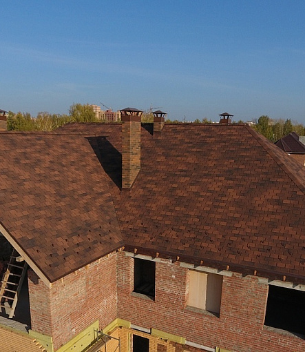 Гибкая черепица, серия PREMIUM, коллекция ЦЮРИХ, цвет Кофе - 1