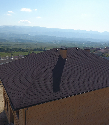 Гибкая черепица, серия PREMIUM, коллекция КЁЛЬН, цвет Корица - 6