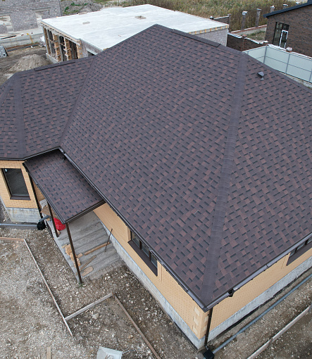 Ламинированная черепица, серия DRAGON PREMIUM, цвет Зрелый каштан - 2