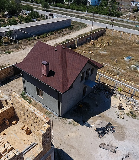 Гибкая черепица, серия STANDARD, коллекция КОЛЬЧУГА, цвет Красный - 6