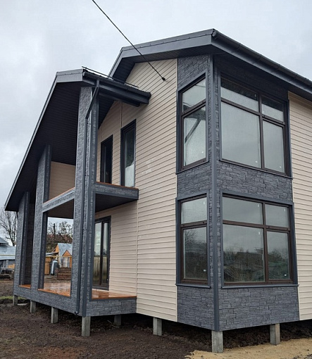 Сайдинг Premium D4.5D Крем-брюле - 1