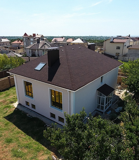 Гибкая черепица, серия PREMIUM, коллекция ШЕФФИЛД, цвет Бисквит - 7