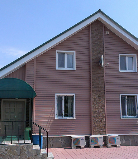 Сайдинг, серия PREMIUM, тип Корабельный брус, цвет Капучино