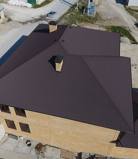 Гибкая черепица, серия PREMIUM, коллекция КЁЛЬН, цвет Корица - 11