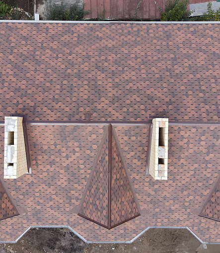 Гибкая черепица, серия PREMIUM, коллекция НИЦЦА, цвет Кофе - 1