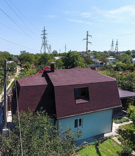 Гибкая черепица, серия STANDARD, коллекция КРОНА, цвет Красный - 5