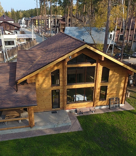 Гибкая черепица, серия PREMIUM, коллекция ЦЮРИХ, цвет Кофе - 3