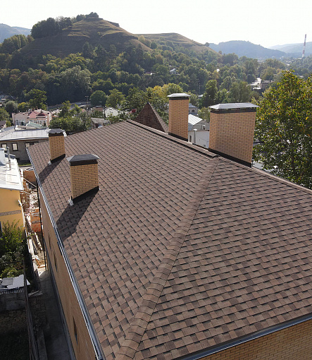 Ламинированная черепица, серия DRAGON PREMIUM, цвет Капучино - 1