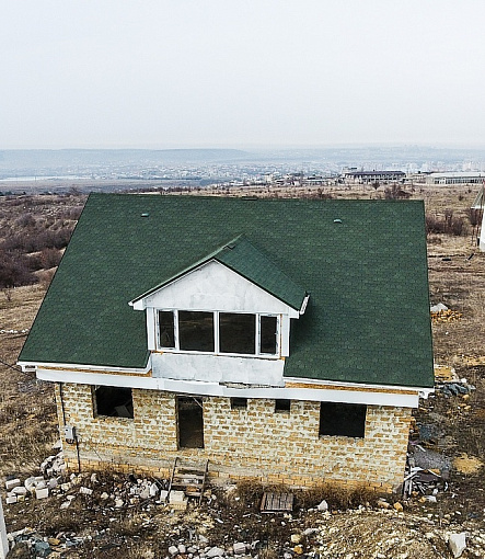 Гибкая черепица, серия STANDARD, коллекция КОЛЬЧУГА, цвет Зеленый - 1