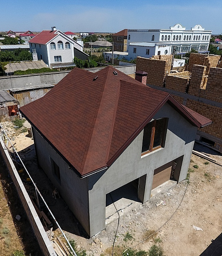 Гибкая черепица, серия STANDARD, коллекция КОЛЬЧУГА, цвет Красный - 2