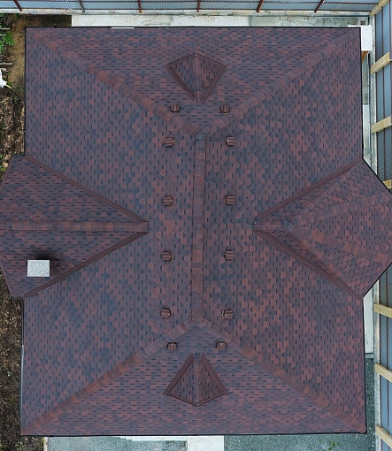 Гибкая черепица, серия PREMIUM, коллекция ШЕФФИЛД, цвет Бисквит - 3