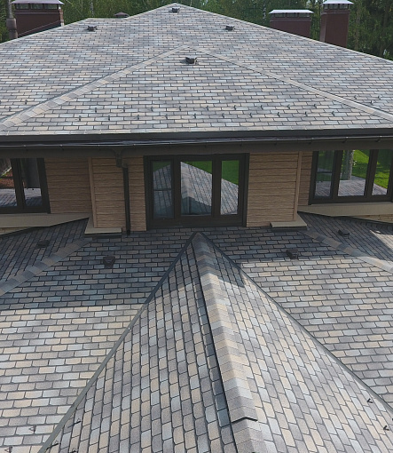 Гибкая черепица, серия PREMIUM, коллекция ЖЕНЕВА, цвет Вагаси - 6