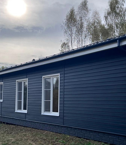 Сайдинг Docke Premium, Коллекция Ко­ра­бель­ный брус D4.5D Графит - 3