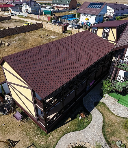 Гибкая черепица, серия STANDARD, коллекция СОТА, цвет Красный - 2