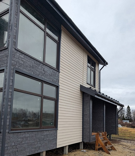 Сайдинг Premium D4.5D Крем-брюле - 2