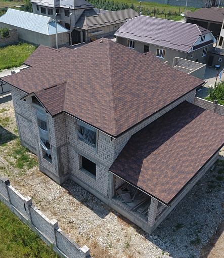 Гибкая черепица, серия PREMIUM, коллекция ЦЮРИХ, цвет Кофе - 11