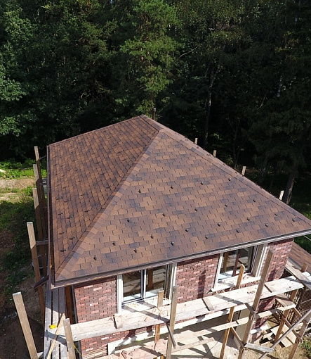 Гибкая черепица, серия PREMIUM, коллекция ЦЮРИХ, цвет Кофе - 6